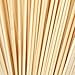 Bamboo Marshmallow S'mores Roasting Sticks 36 Inch 5mm Extra Long Heavy Duty Wooden Skewers, 110 Pieces. Perfect for Hot Dog Kebab Sausage, WITH REUSABLE BAG! Safe 100% Biodegradable
