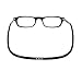 Clic Magnetic Reading Glasses for Men or Women, Computer Readers, Original (S-M, Black, 1.25 Magnification)