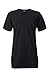 Valley Railway Mens Black Long T-Shirt Hipster Hip-hop Street T-Shirt US Sizes (Large)