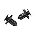 uxcell 30 Pcs 9mm Nylon Push Retainer Bumper Clips Fasteners Rivet Clips MR200300 for Honda