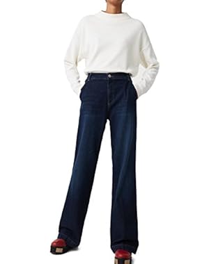 Mango Women's Jeans Flare Wideleg