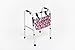 RMS Water Resistant Tote Bag for Walker, Rollator or Scooter (Pinwheel Flower)