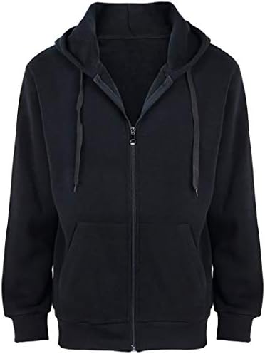 Amazon.com: Sherpa Lined Full-Zip Hooded Sweatshirt 2XL Black