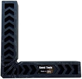 Gaosi Tools 8 Inch Positioning Squares. Clamp-It Assembly Square with Black Color,Set of 4