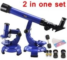 Telescope Microscope 2 in one Set Science Nature Educational Astronomy Learning Kids Toy