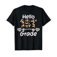 Hello 1st Grade Back To First Day Of School Girls Teacher T-Shirt