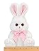 Bearington Lil’ Lillie White Plush Stuffed Animal Bunny Rabbit, Adorable, Soft and Cuddly, Great Gift for Bunny Lovers of All Ages, Birthdays, Holidays and Special Occasions, 6 inches