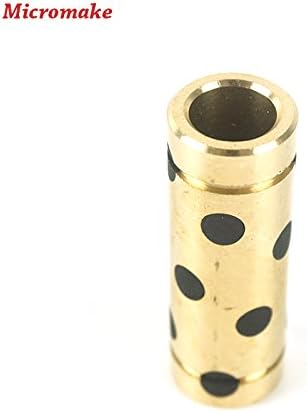 Micromake 3D Printer DIY Parts 4pcs/lot Ultimaker 2 DIY Parts 8mm Graphite Bearing with JDB Solid Copper Sleeve for Slider