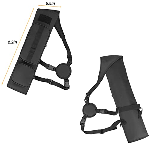 KRATARC Back Arrow Quiver Archery Field Quiver Shoulder Hanged Carry