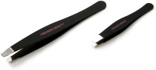 Precision Beauty Soft Touch Slant Tweezer Set, 2 Count