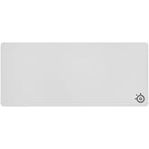 SteelSeries QcK Heavy Gaming Mousepad &mdash; Thicker, Non-Slip Silicone Rubber Base, Peak Tracking, Optimized for Gaming FPS, MOBAs, RTS, MMO &mdash; XXL Size 900 mm x 400 mm x 4 mm &mdash; White