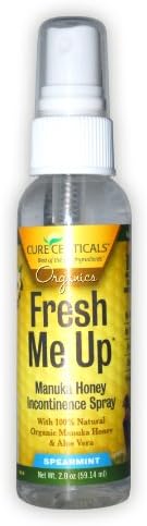 Cureceuticals Fresh Me Up Incontinence Manuka Honey Daily Hygiene Spray - Spearmint, 2-Ounce