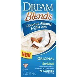 Dream blends Coconut, almond&chia drink Original 32oz (946ml) nogmo (084253226622)