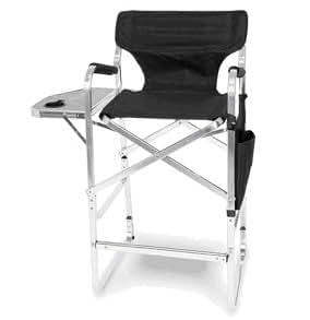 Amazon.com: Aluminum 30" Bar Height Directors Chair with ...