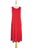 Jostar Women's Stretchy Long Tank Dress