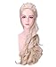 COSJP Thrones Daenerys Targaryen Cosplay Wig Khaleesi, Blonde, Size One Size