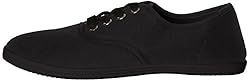 Easy USA - Womens Canvas Lace Up Shoe with Padded