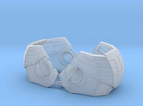 shapeways Stormwave - Shoulder Plates, Smooth Fine Detail Plastic
