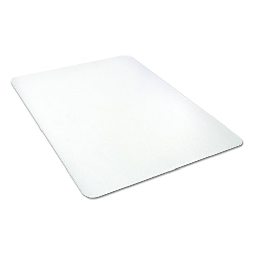 Deflect-o Rectangle Chair Mat, Straight Edge, 36 by 48-Inch, Clear