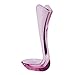Briiith Ocean Collection, Acrylic Toothbrush Holder, Stand for Bathroom Vanity Countertops, Rubine Red