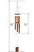 Zween Bamboo Wind Chimes for Outdoor and Indoor - Wooden Wind Chime with Amazing Deep Tone for Patio, Garden or Indoor Décor - Windchimes for Relaxation, Grace, Memorial of a Loved One or Sympathy