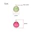 Tiparts 10pcs Faux Druzy Quartz Crystal Jewelry Pendants Round Resin Stones Fit for Charms Jewelry Bracelet Accessories (Round)