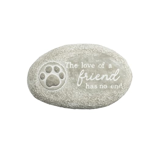 Mud Pie Concrete Love Friend Pet Garden Stone