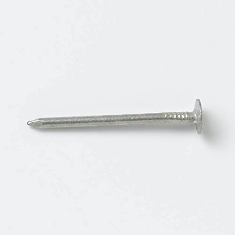 Merriway BH07216 (1000 gm - 1 kilo) Galvanised Roofing Felt Clout Nails Extra Large Head 25mm (1 inch) - Pack of 1000g (1 Kilo)