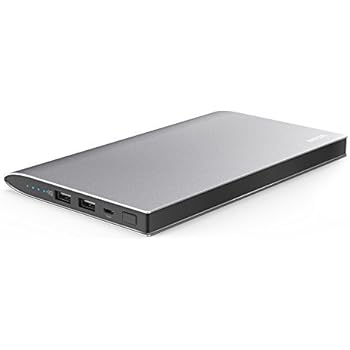 Anker PowerCore Edge Ultra-High Capacity Portable Charger, Slim Design External Battery Power Bank with Premium Travel Pouch, 20000mAh, 2 USB Ports for Apple iPhone, Samsung Galaxy and More