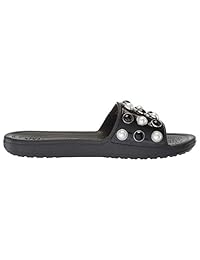 Crocs Sloane Sandalia de mujer con perla atemporal