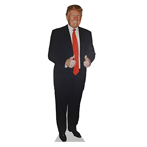Lifesize Donald Trump Cardboard Cutout | Perfect for Parties, Events, and Photoshoots | Stands on its own and Folds Flat for Easy Storage | 6' 3" Tall, just Like The President of The United States