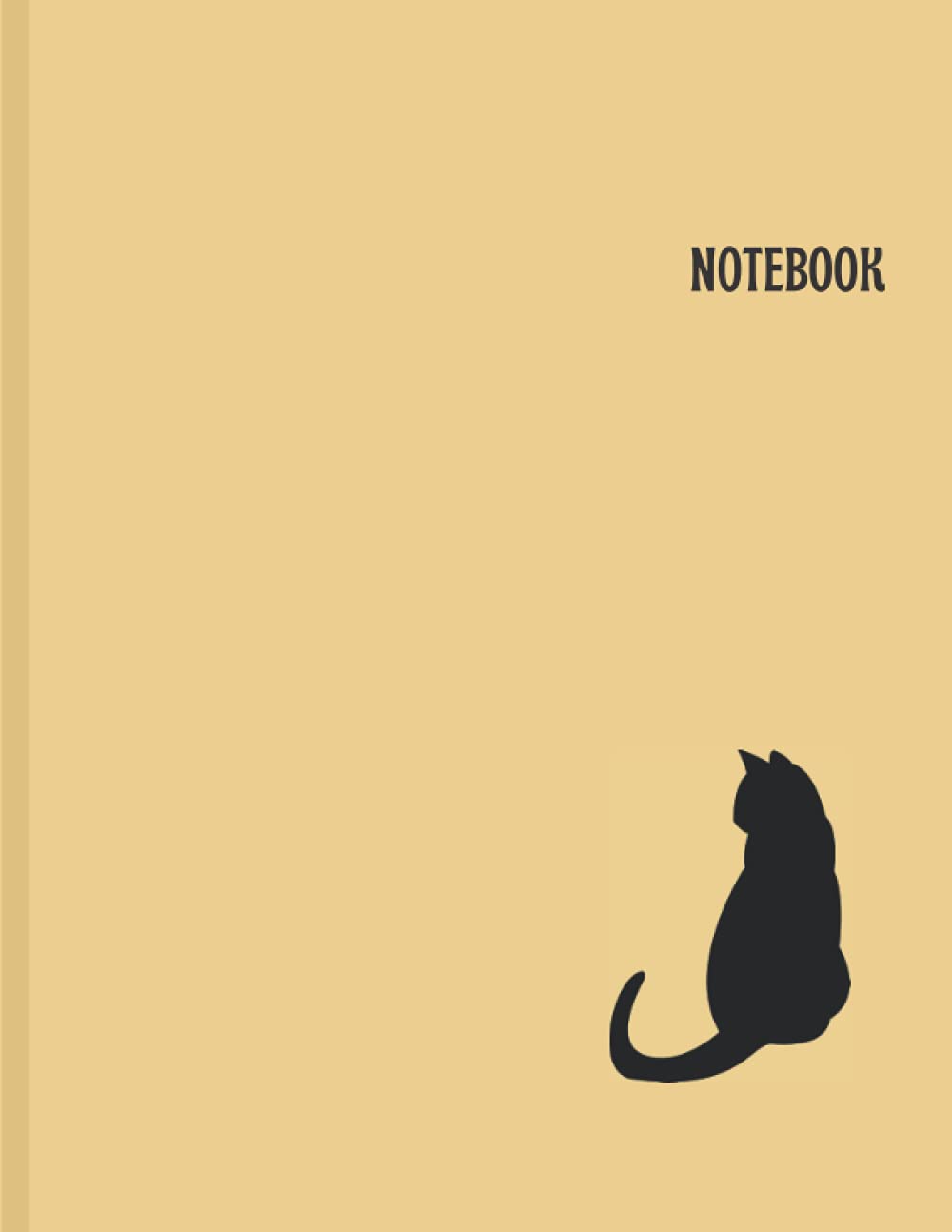 Notebook: Cat staring - Minimal Design Notebook (Diary, Journal) | A perfect Gift For Cat lovers - Large (8.5 x 11 inches) - 120 Pages