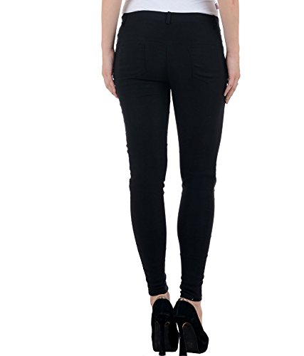 superior feelblue lycra jeggings for women (black)