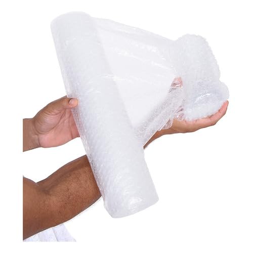 Kit Mudança Completo Caixas de Papelão Reforçadas Plástico Bolha Filme Stretch com Aplicador, Fita Adesiva e Caneta Permanente Embalagem para Mudança Proteção de Louças e Objetos Frágeis E-commerce