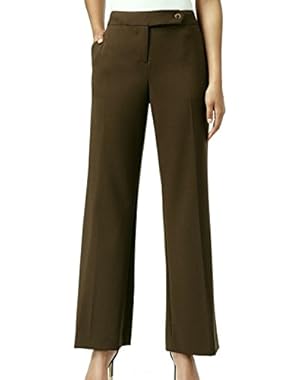 Calvin Klein Petite Lux Classic Fit Flat Front Dress Pants