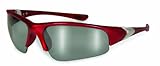 Specialized Safety Products ENTIAT 2.0 RED M 95150 Unisex 2.0 Bifocal/Reader Safety Glasses with Red Frames and Silver Mirror Lenses