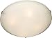 Maxim Malaga 4 Light 20 Inch Wide Flush Mount with Satin Nickel Finish and Marble Glass