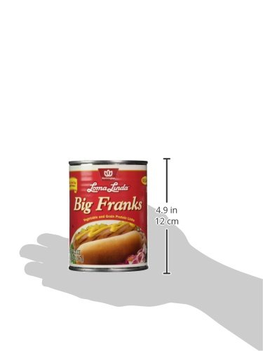 image for Vegan Meat Hot Dogs Alternative - Loma Linda Big Franks Plant-Based Sa