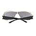 Womens Elegant Rimless Shield Wrap Luxury Designer Sunglasses Gold Black - Black