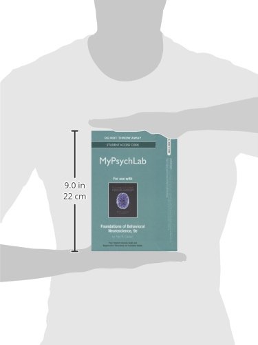 NEW MyLab Psychology -- Standalone Access Card -- for Foundations of Behavioral Neuroscience (9th Edition) (Mypsychlab (Access Codes))
