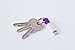The inCharge Ultra Portable Charging / Sync Keychain Cable Compatible With Apple iPhone / iPad / iPod 10mm Thin Version (Purple)