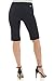 Rekucci Women's Ease into Comfort Pull-On Modern City Shorts (10, Black)