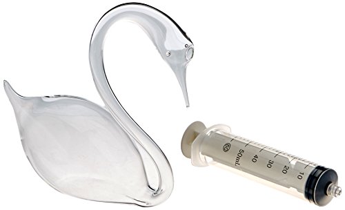 River City Clocks Swan Shaped Glass Water Barometer - 6 Inches Tall - Model # 910-102