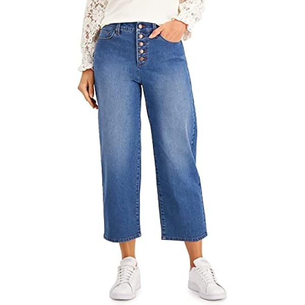 パンツ Eaphi RUFFLE DETAIL DENIM PANTS rufflle-detail-denim-