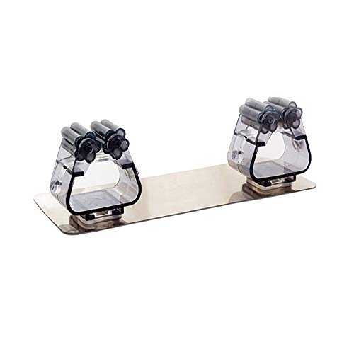 Clearance Sale!DEESEE(TM)2PC Wall Mounted Mop Umbrella Holder Brush Broom Hanger Storage Rack (Black)