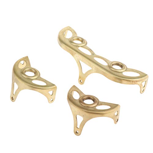 kesoto 3Pcs/Set Metal Alto Sax Saxophone Repairing Protective Key Guard Kits - Thumbnail 3