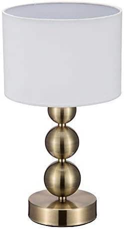 Jinzo Portable Touch Table Lamps Small Accent Bedside Lamps For Bedrooms With Touch Sensor Dimmable Antique Brass Finished Amazon Com