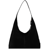 Women’s Trendy Suede Tote Bag Shoulder Bags For Women Fall Underarm Bag Winter Hobo Bag Work Purses Suede Travel Handbag