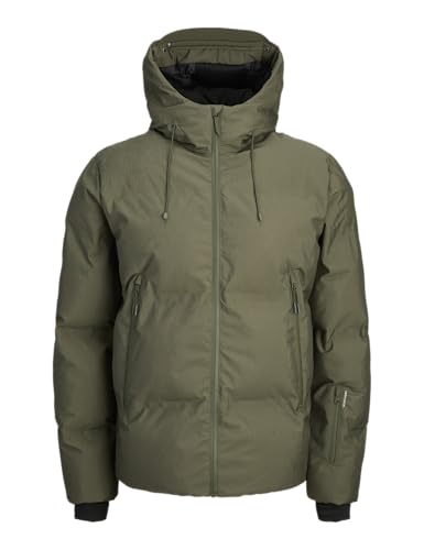 JACK & JONES Men's Jcofusion Technical Puffer Jacket Pls, Grape Leaf, 3X_l, Grape Leaf, 3x_l