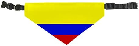 InfoposUSA Dog Bandana Scarf Collar Triangle Scarf For Large Pets By Colombia Flag